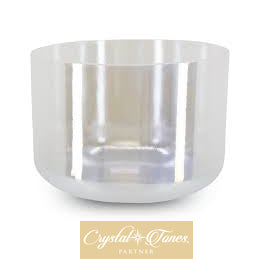 SOLD 9" D+5 Palladium Alchemy™ Crystal Tones Crystal Singing Bowl